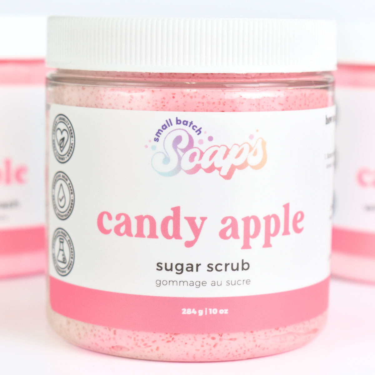 Candy Apple Sugar Scrub - Fall Scent - Small Batch Soaps