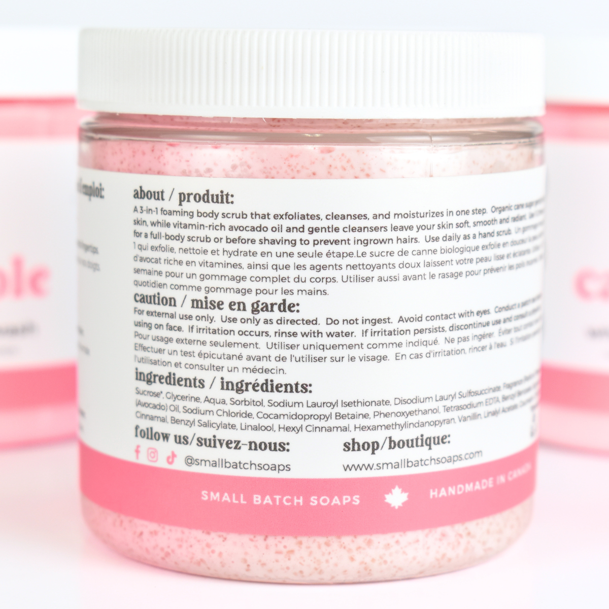Candy Apple Sugar Scrub - Fall Scent - Small Batch Soaps
