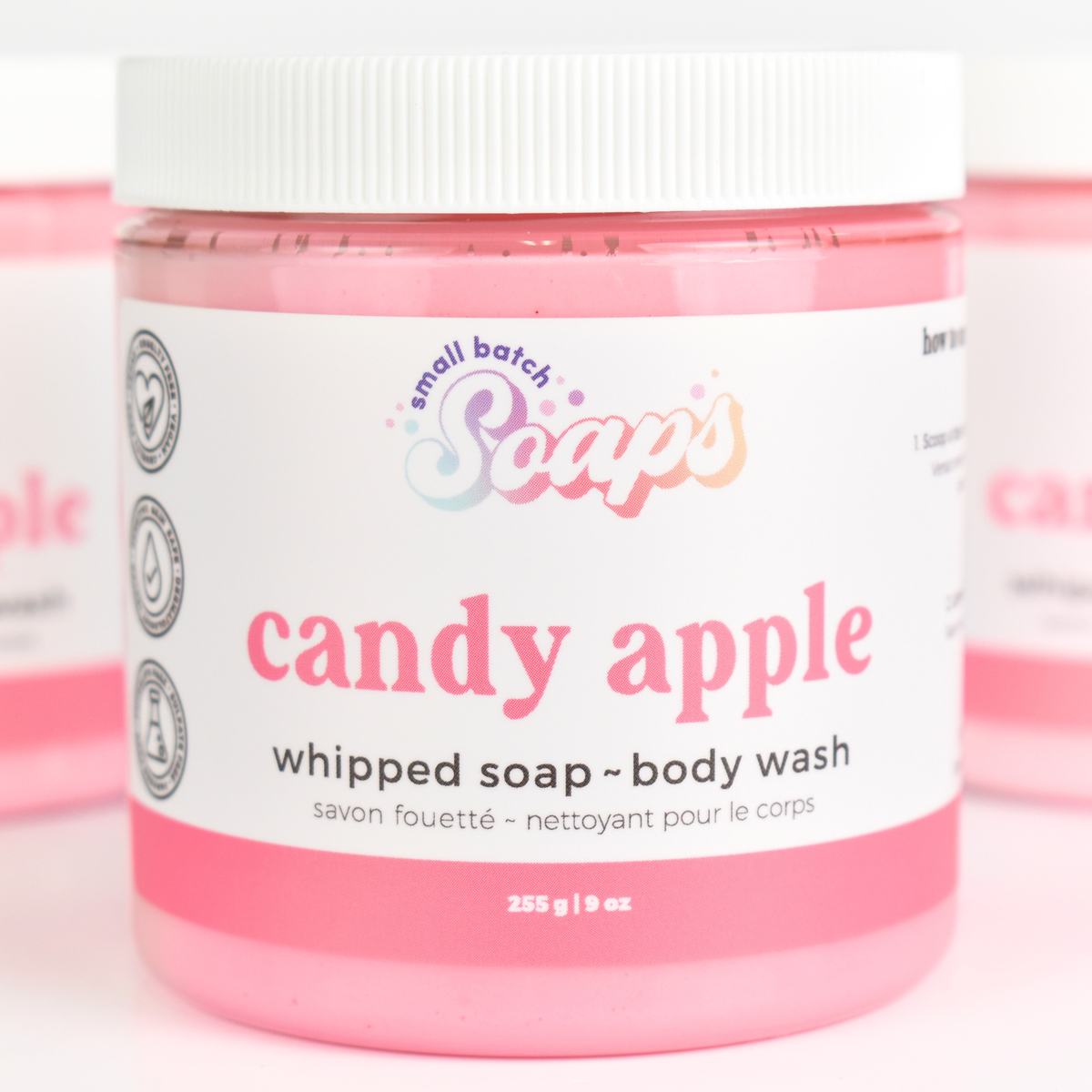 Candy Apple Whipped Soap - Fall Scent - Small Batch Soaps