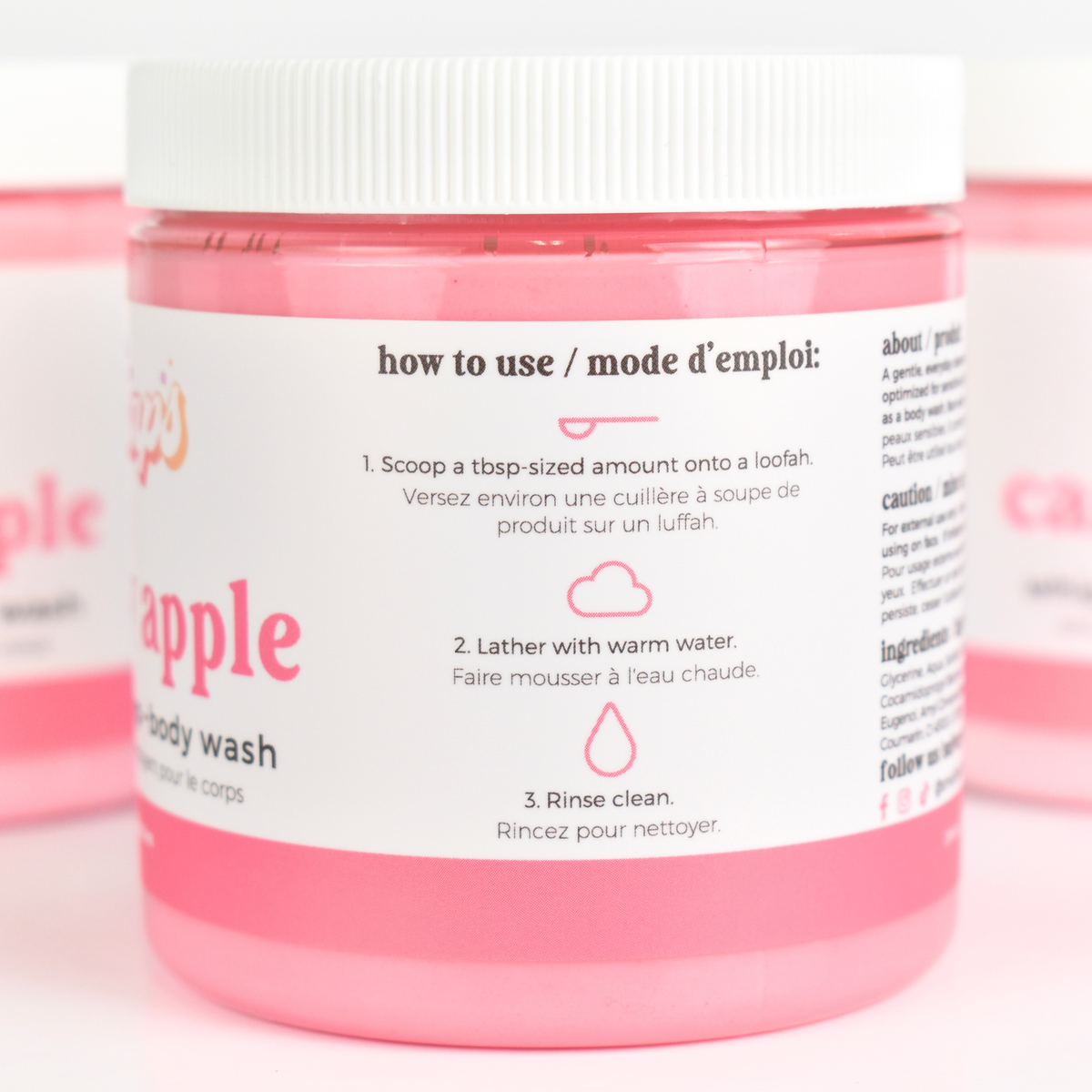Candy Apple Whipped Soap - Fall Scent - Small Batch Soaps