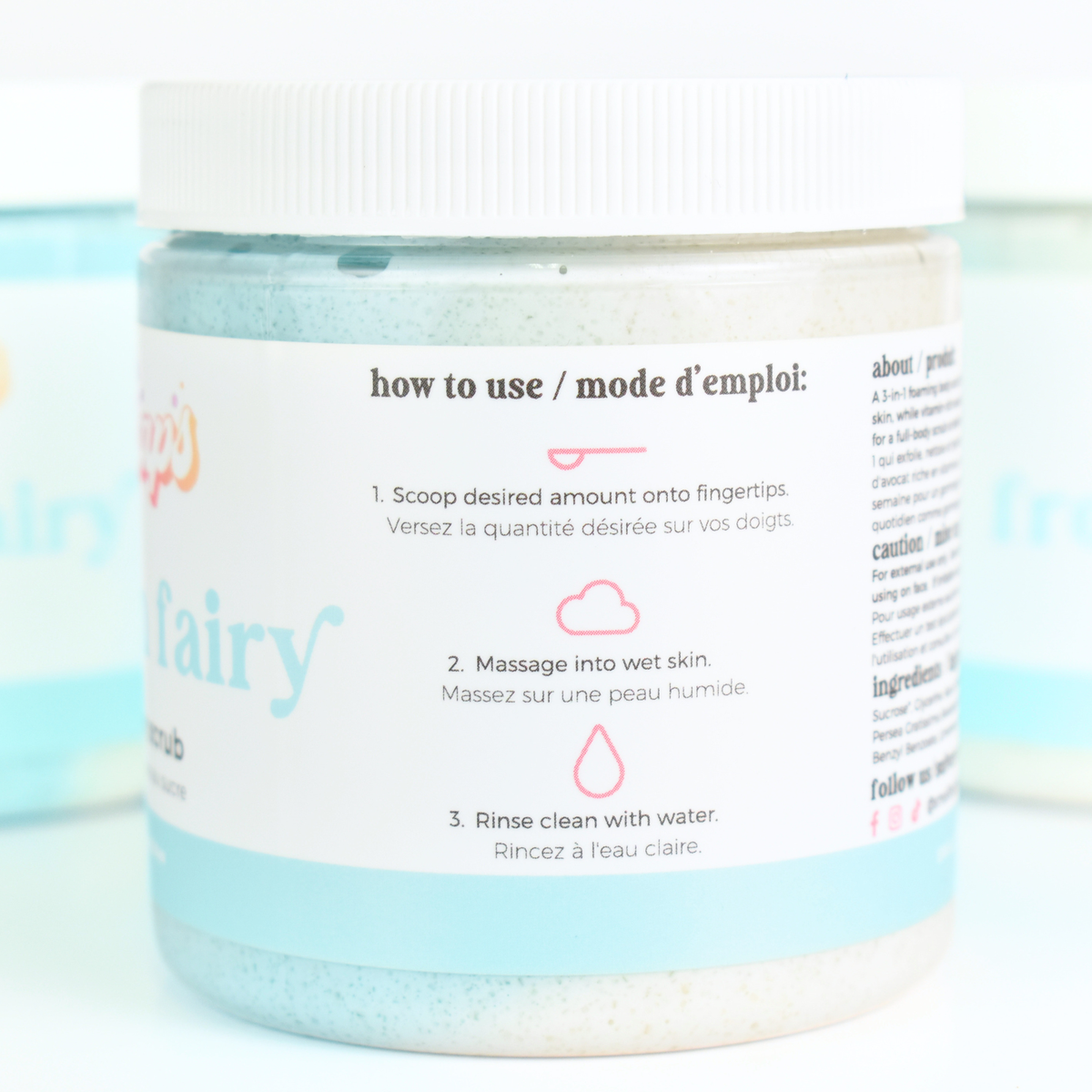 Frozen Fairy (Snow Fairy) Sugar Scrub - Small Batch Soaps