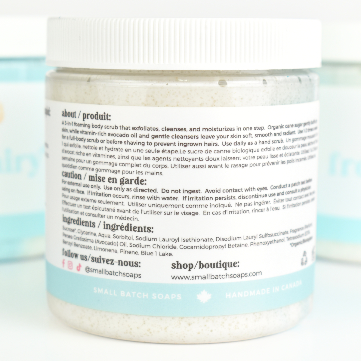 Frozen Fairy (Snow Fairy) Sugar Scrub - Small Batch Soaps