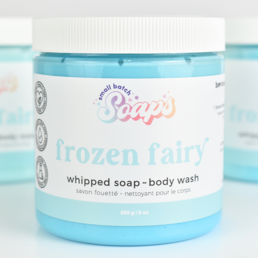 Frozen Fairy (Snow Fairy) Whipped Soap - Small Batch Soaps