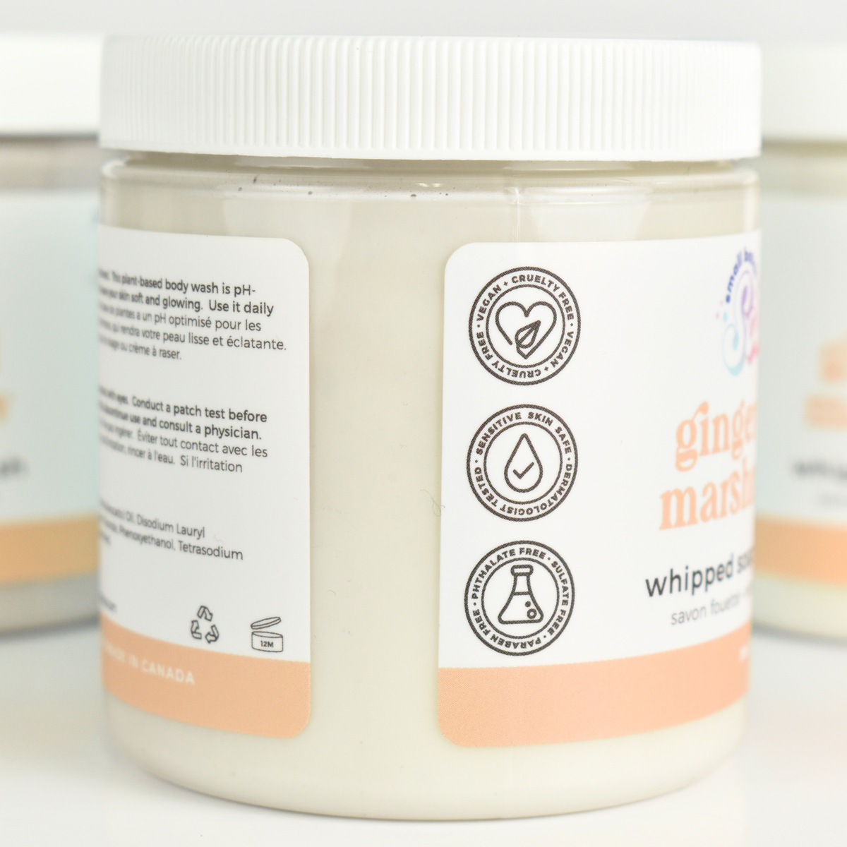 Gingerbread Marshmallow Whipped Soap - Small Batch Soaps