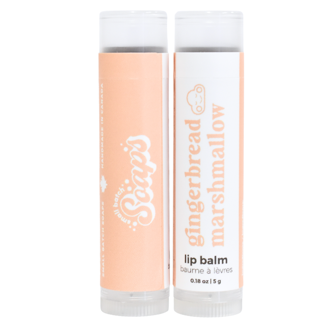 Gingerbread Marshmallow Lip Balm - Small Batch Soaps
