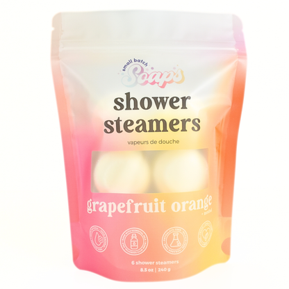 Shower Steamers - Grapefruit Orange - Small Batch Soaps
