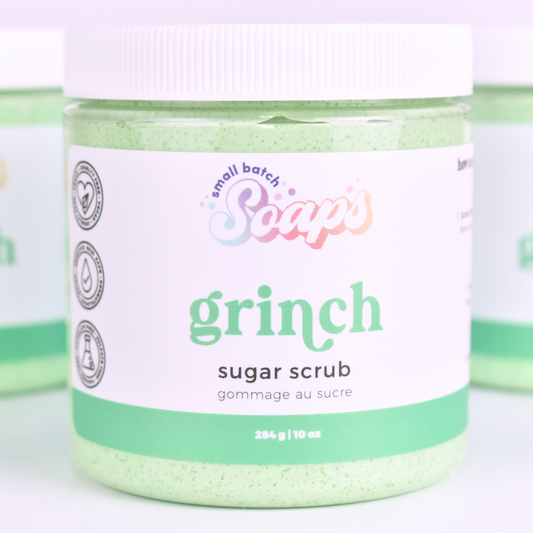 Grinch Sugar Scrub - Small Batch Soaps