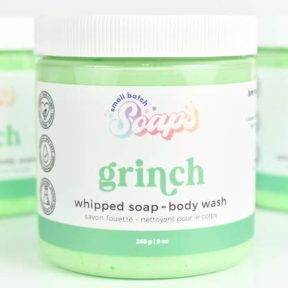 Grinch Whipped Soap - Small Batch Soaps