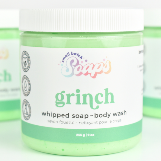 Grinch Whipped Soap - Small Batch Soaps