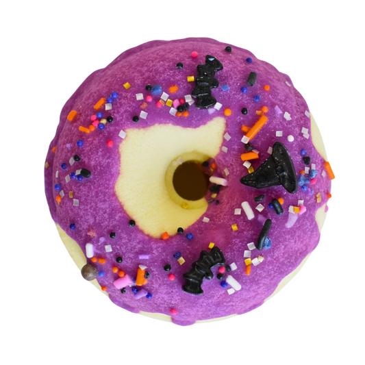 Donut Bath Bomb - Halloween - Small Batch Soaps