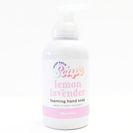 Lemon Lavender Foaming Hand Soap - Small Batch Soaps