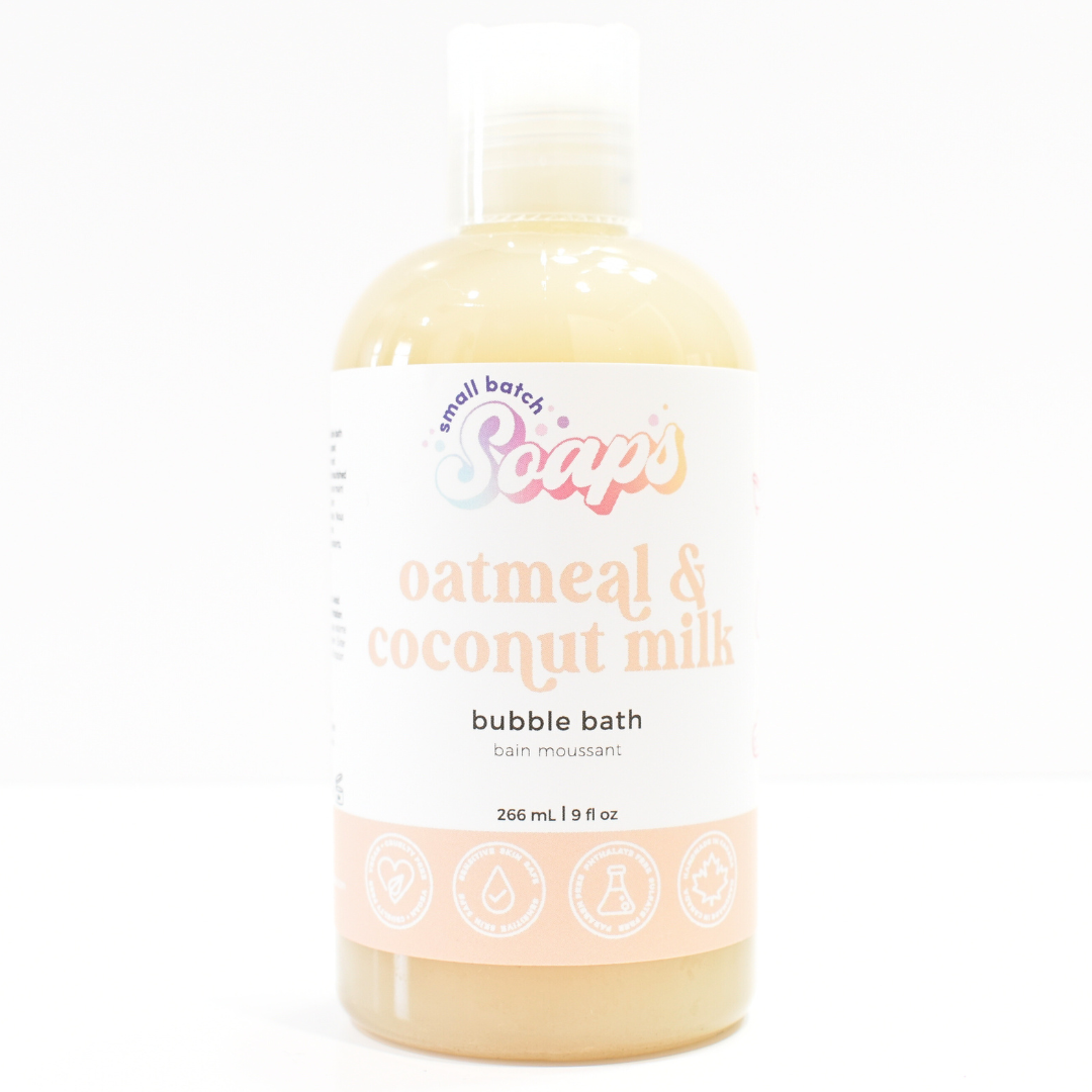 Oatmeal & Coconut Milk Bubble Bath - Small Batch Soaps