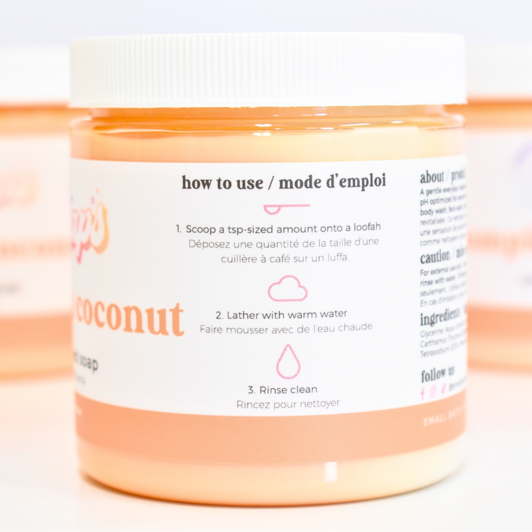 Pumpkin Coconut Whipped Soap - Small Batch Soaps
