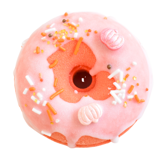 Pumpkin Donut Bath Bomb - Small Batch Soaps