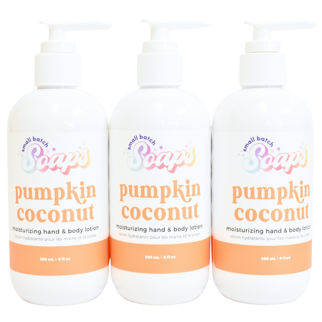Pumpkin Coconut Moisturizer - Small Batch Soaps