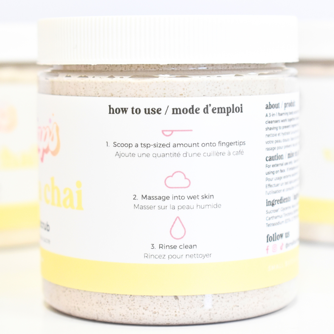 Vanilla Chai Sugar Scrub - Small Batch Soaps