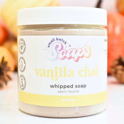 Vanilla Chai Whipped Soap - Fall Scent - Small Batch Soaps