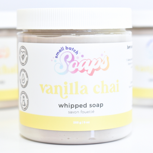 Vanilla Chai Whipped Soap - Small Batch Soaps