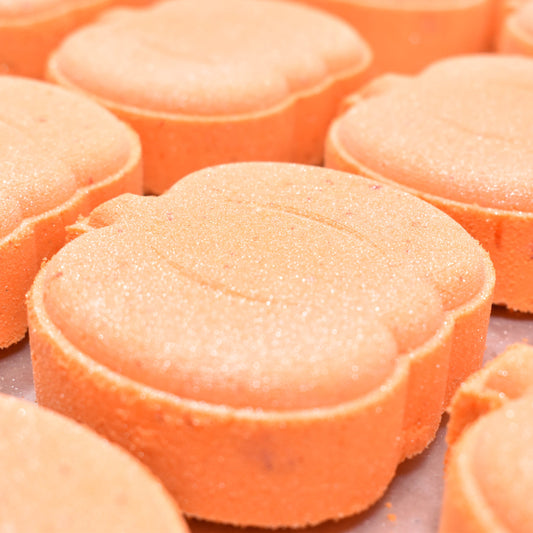 Pumpkin Bath Bomb - Small Batch Soaps