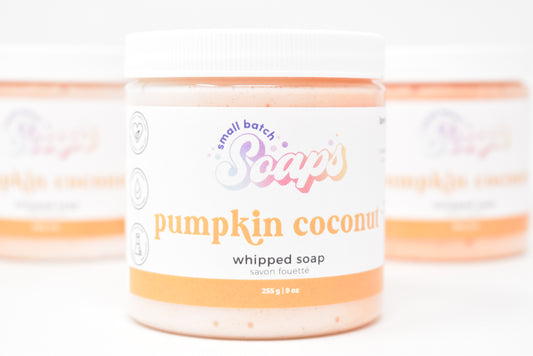 Pumpkin Coconut Whipped Soap - Small Batch Soaps