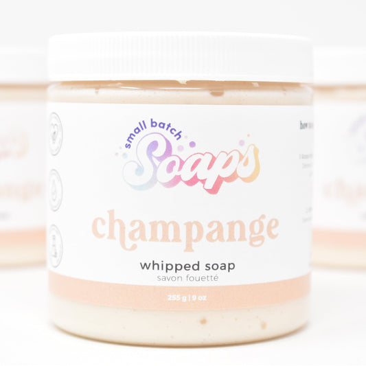 Champagne Whipped Soap - Small Batch Soaps