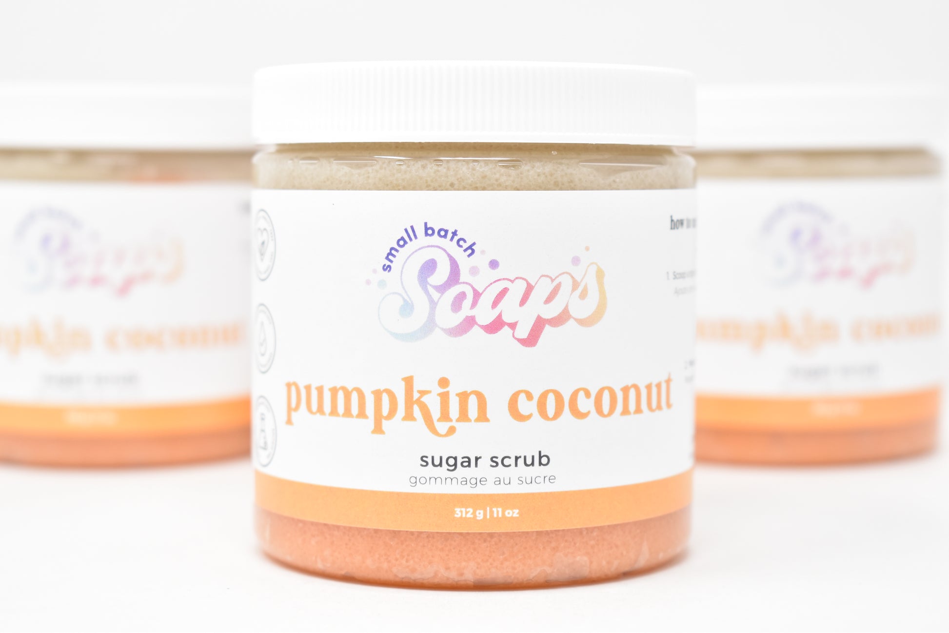Pumpkin Coconut Sugar Scrub - Small Batch Soaps