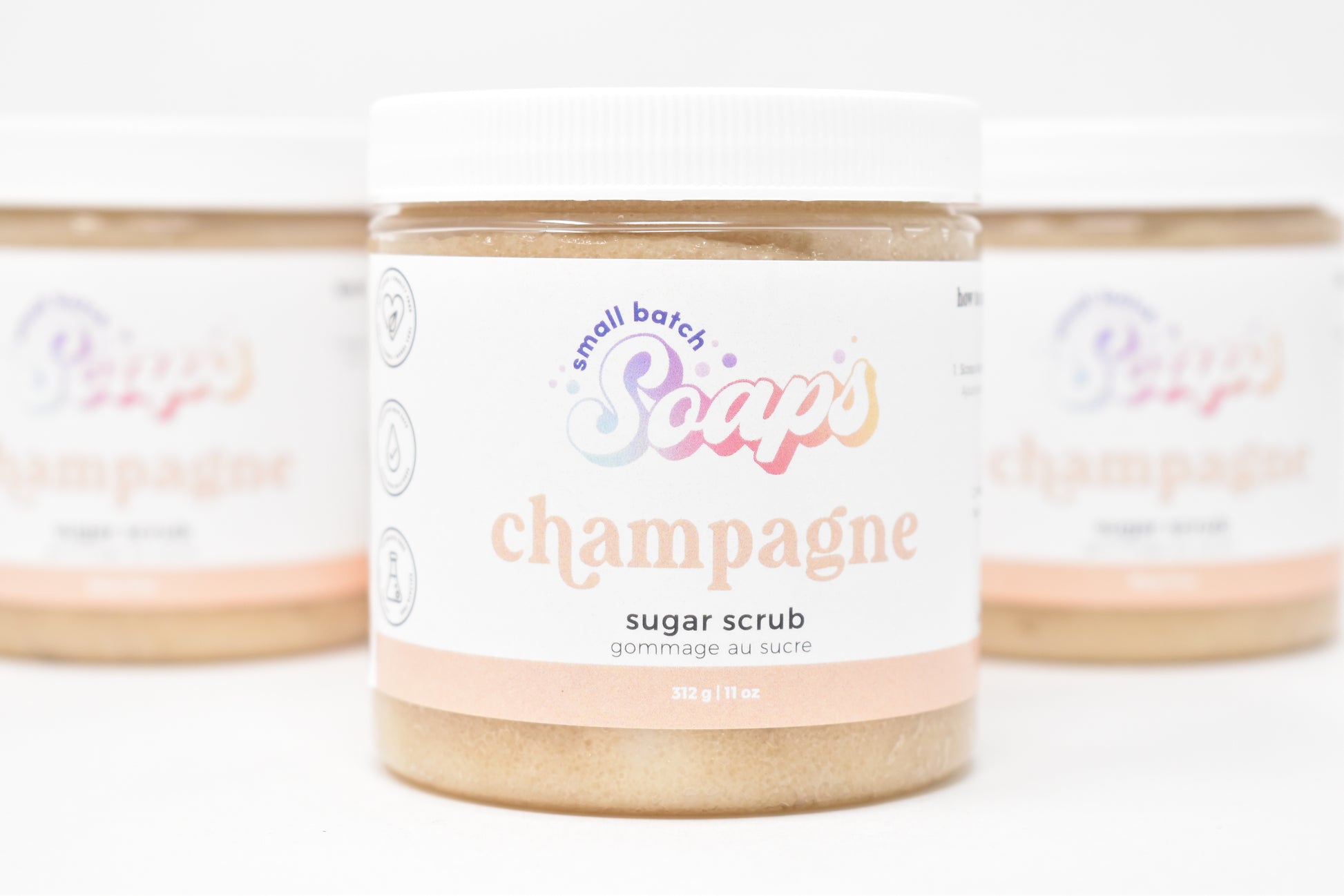 Champagne Sugar Scrub - Small Batch Soaps