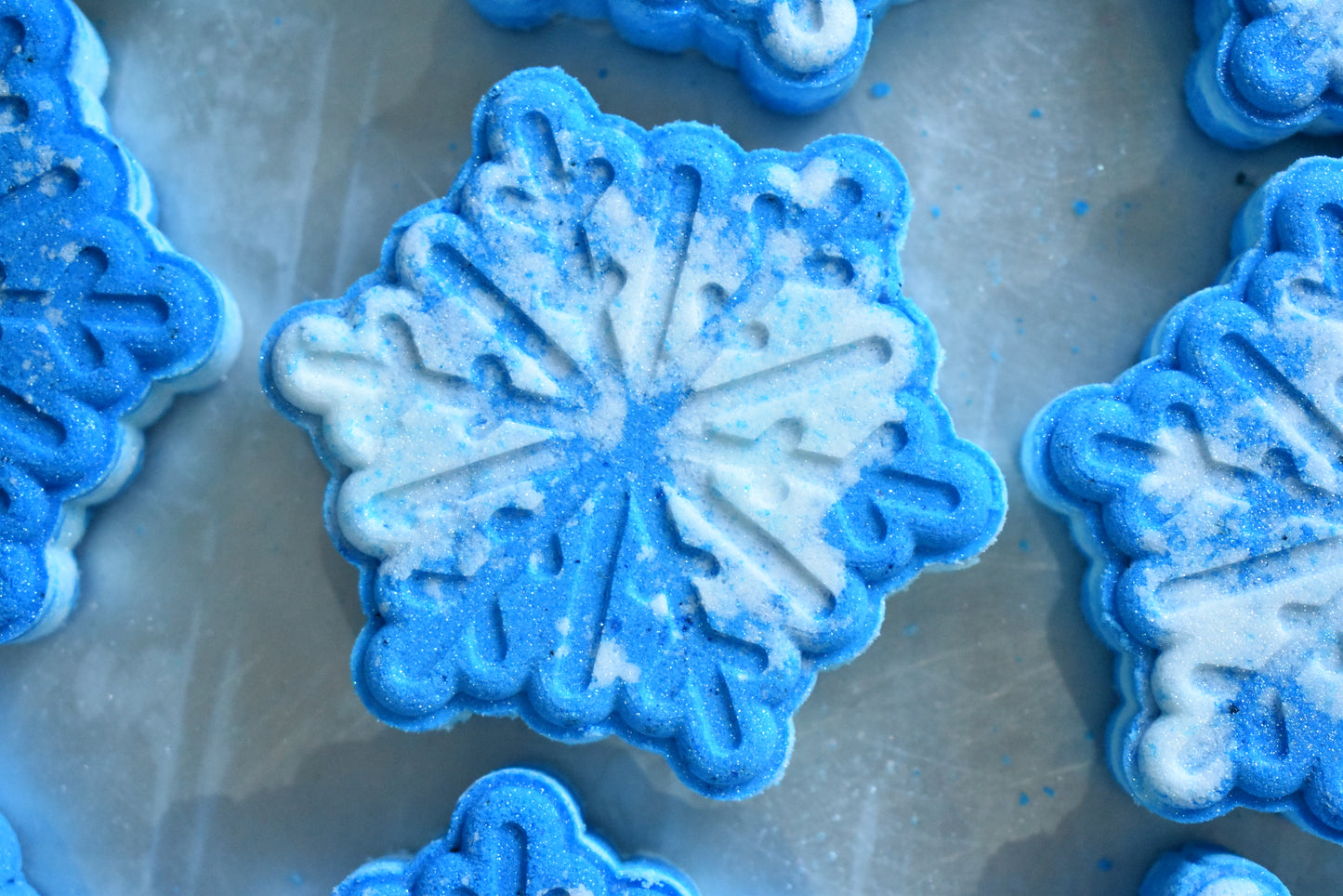 Snowflake Bath Bomb - Small Batch Soaps