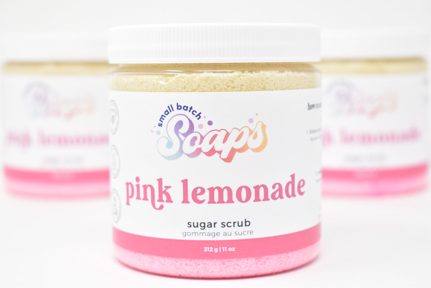 Pink Lemonade Sugar Scrub - Small Batch Soaps