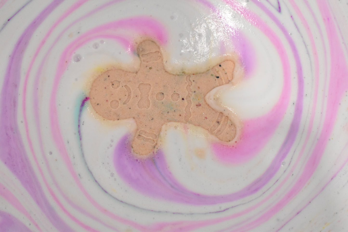 Gingerbread Man Bath Bomb - Small Batch Soaps