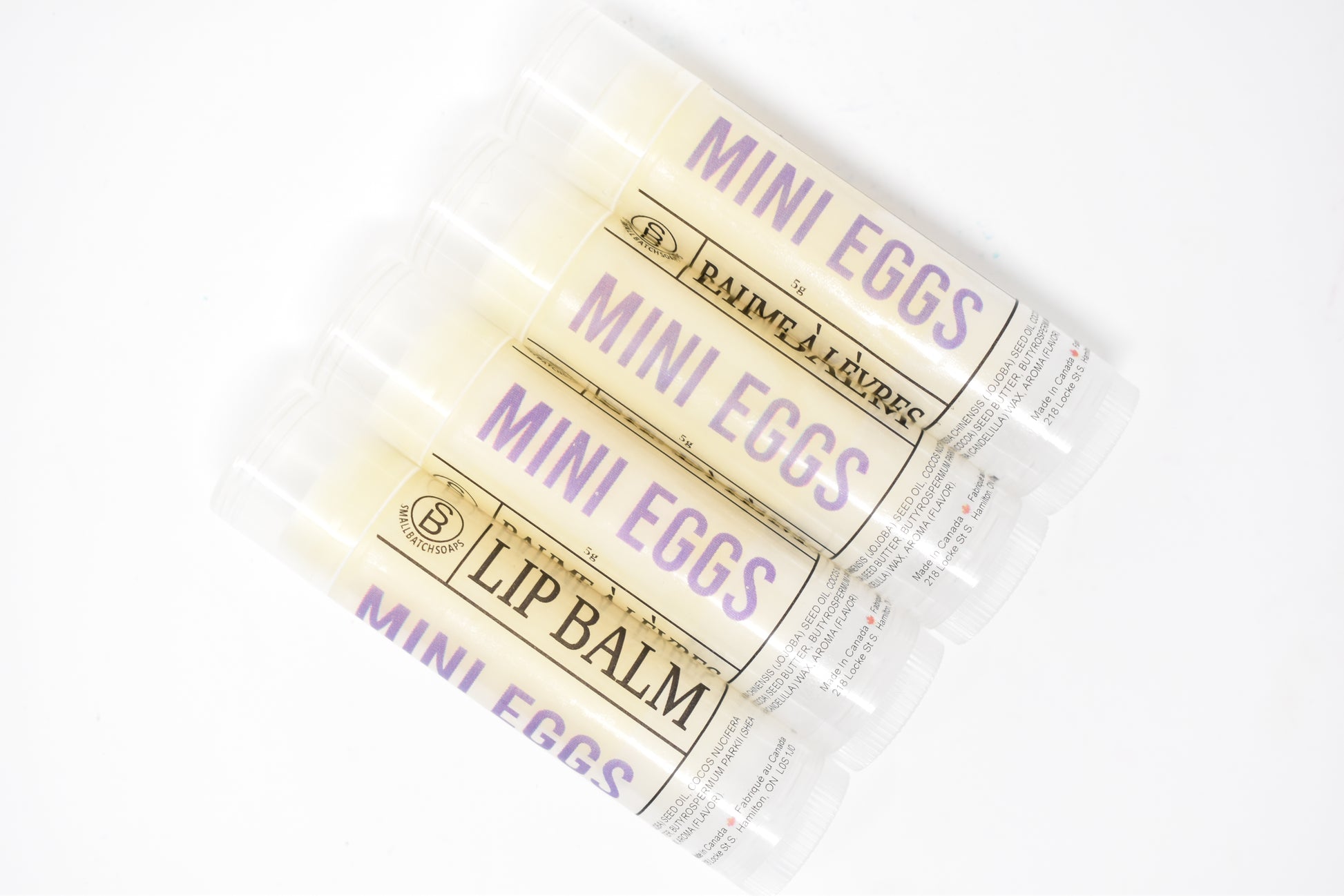 mini eggs lip balm - Small Batch Soaps