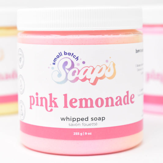 Pink Lemonade Whipped Soap - Small Batch Soaps