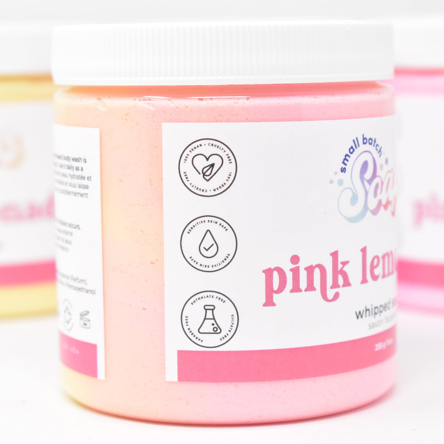 Pink Lemonade Whipped Soap - Small Batch Soaps