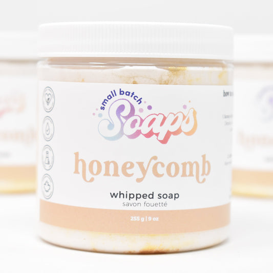 Honeycomb Whipped Soap - Small Batch Soaps